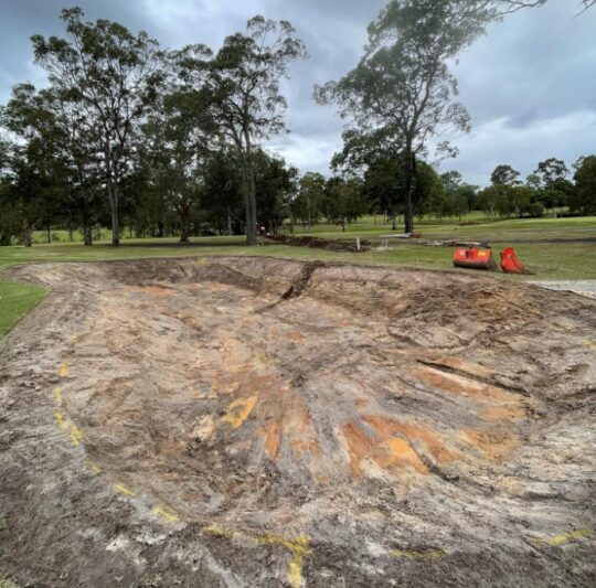 golf course drainage caboolture jdf plumbing and drainage 3