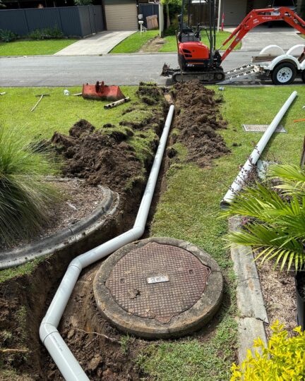 stormwater drain upgrade narangba jdf plumbing drainage