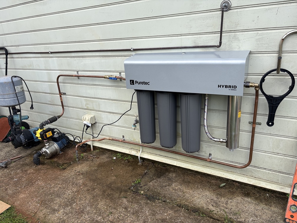 Puretec Water Filtration System Install morayfield JDF Plumbing