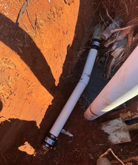 repaired sanitary sewer drainage pipework jdf plumbing