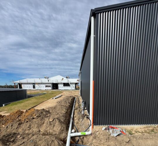 shed Drainage wamuran jdf plumbing