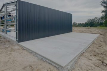 Water Tank Concrete Slab Installation JDF Plumbing