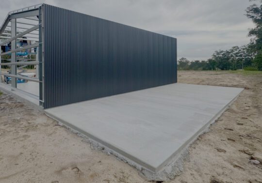 Water Tank Concrete Slab Installation JDF Plumbing