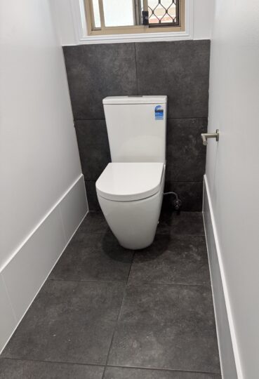 toilet renovation upgrade JDF plumbing drainage plumber