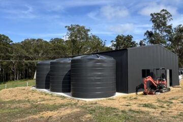 rural rainwater water tank install wamuran JDF Plumbing drainage