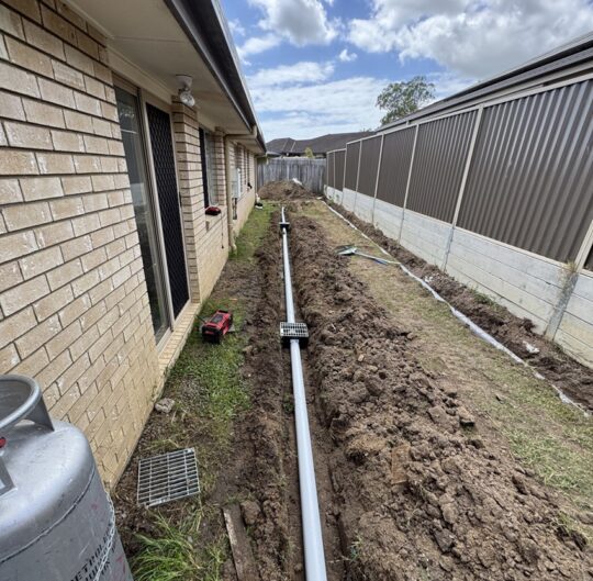 Residential Stormwater kerb connection Upgrade Morayfield JDF Plumbing