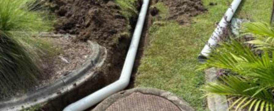 backyard flooded and wont drain properly jdf plumbing