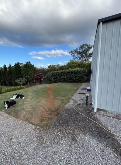 stormwater upgrade shed jdf plumbing drainage