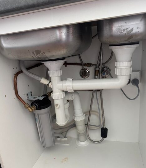 water filter install under sink jdf plumbing drainage