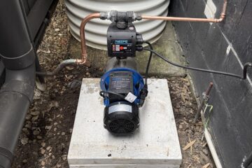 Water Tank Pump Replacement Upgrade jdf plumbing draiange